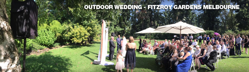 The Sound Guys Outdoor Wedding