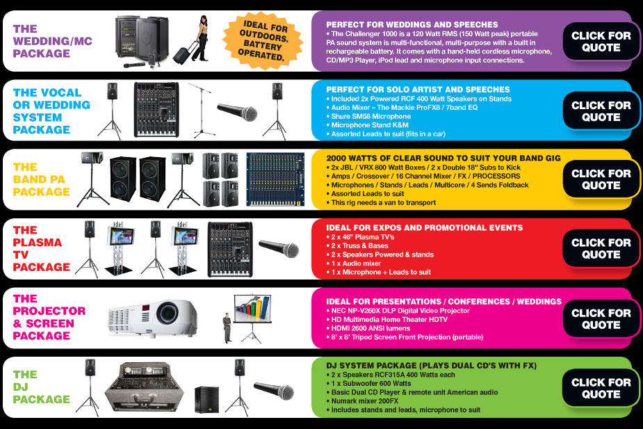 PA sound hire melbourne