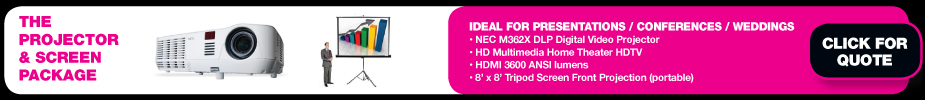 the sound guys quote for the projector and screen package
